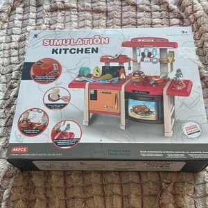 Simulation kitchen 45 pcs Spraying mist kitchen